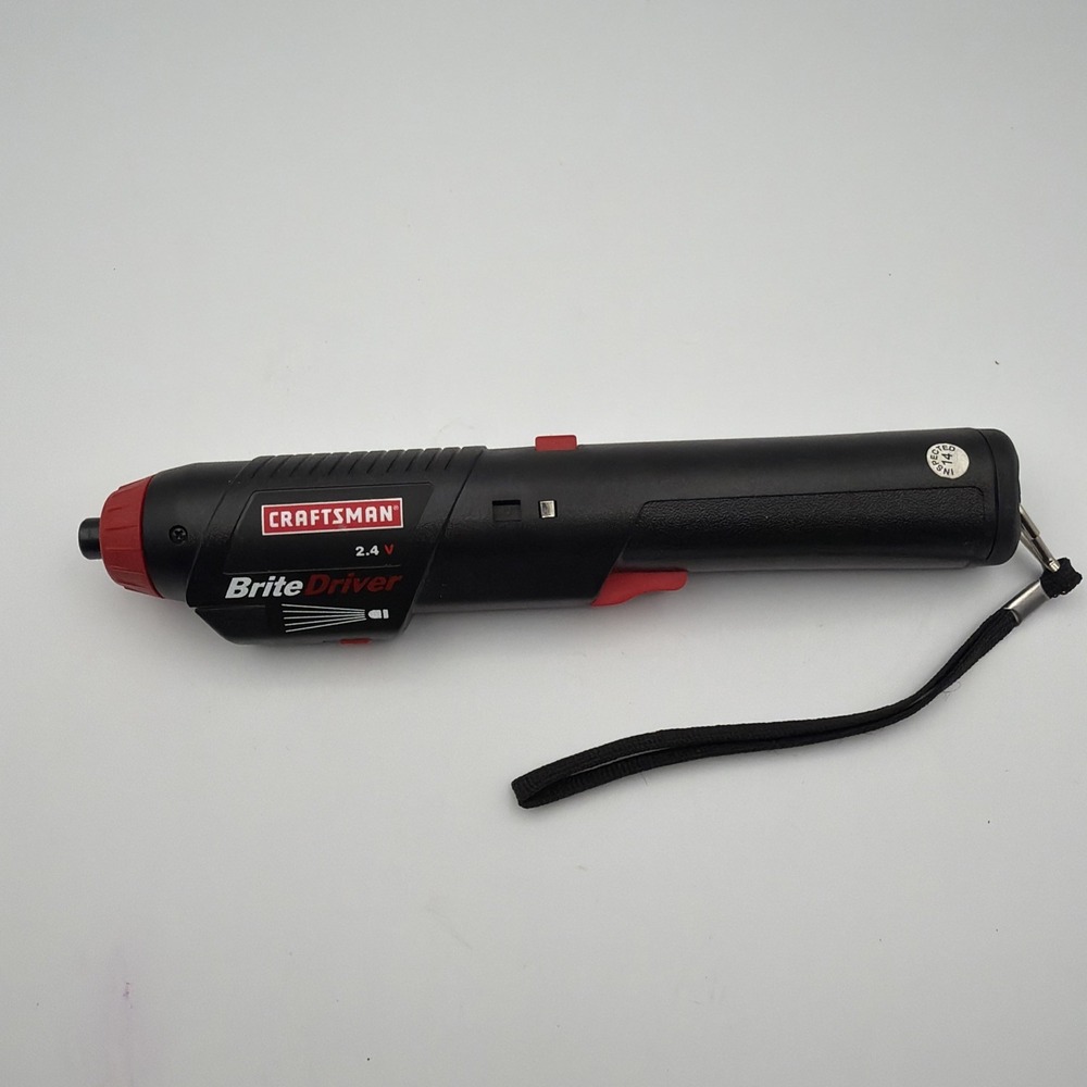 Cordless Screwdriver Craftsman 3.6 Volt Brite Driver Untested Parts Only